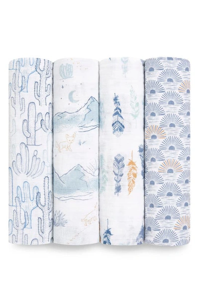 Aden + Anais 4-pack Classic Swaddling Cloths In Sunrise