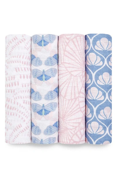 Aden + Anais 4-pack Classic Swaddling Cloths In Deco