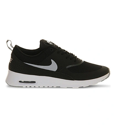 Nike Women's Air Max Thea Running Sneakers From Finish Line In Black Grey White