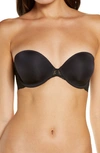 Dkny Modern Lace Convertible Strapless Underwire Bra In Black
