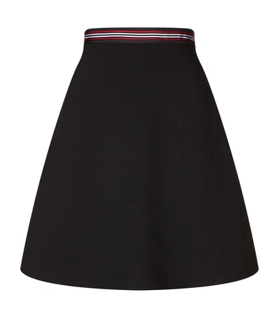 Sandro Striped Waistband Mini Skirt