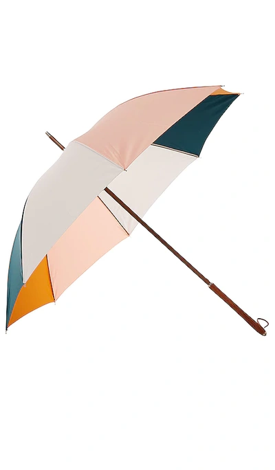Business & Pleasure Co. Handheld Rain Umbrella In 70s Panel Clique