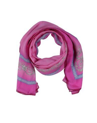 Versace Scarves In Fuchsia