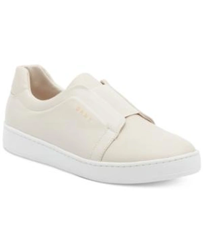 Dkny Bobbi Slip-on Sneakers, Created For Macy's In Off White