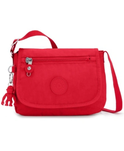 Kipling Sabian Mini Crossbody In Red Rouge