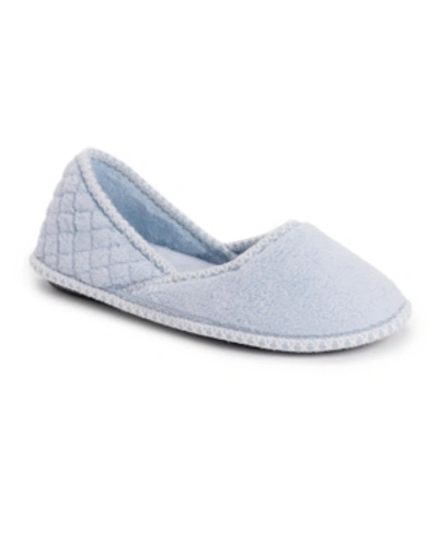 Muk Luks Women's Beverly Slip-on Slipper In Freesia Blue