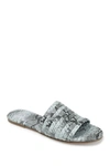 Journee Collection Journee Marisol Snake Print Slide Sandal In Mint