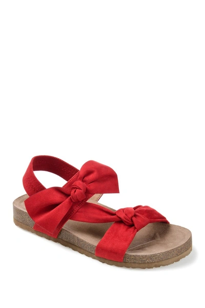 Journee Collection Journee Xanndra Knotted Slingback Sandal In Red