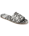 Journee Collection Women's Foam Marisol Slide Women's Shoes In Black, White