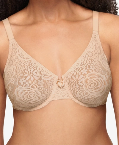 Wacoal Halo Lace Molded Underwire Bra 851205, Up To G Cup In Sand (nude 5)