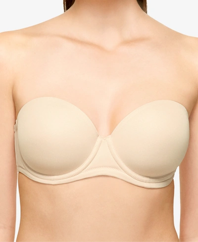 Wacoal Red Carpet Full Figure Underwire Strapless Bra 854119, Up To H Cup In Sand (nude )