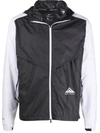 Nike Windrunner Men's Trail Running Jacket In Black,dark Smoke Grey,white,white