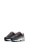 Nike Air Max 95 Recraft Big Kids' Shoes In Black,turf Orange,white,aquamarine