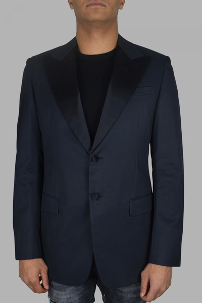 Prada Suit Jacket In Blue