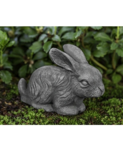 Campania International Bunny Statuary In Dark Gray