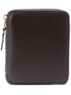 Comme Des Garçons Play Zip Wallet In Brown