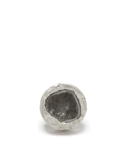 Parts Of Four Da10kw+dia Single Stud Earring In Silver