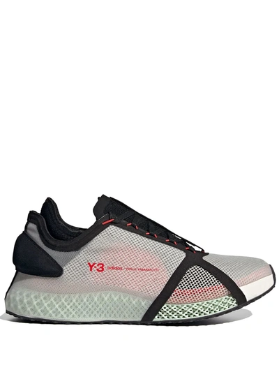 Y-3 X Adidas Runner 4d Iow Trainers In White