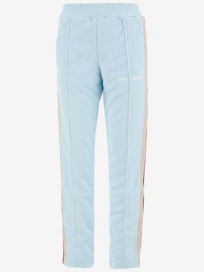 Palm Angels Trousers In Blu