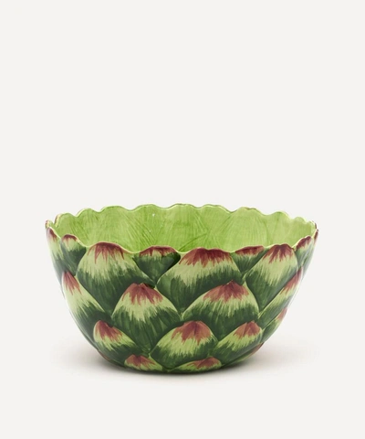 Unspecified Artichoke Large Bowl In Green