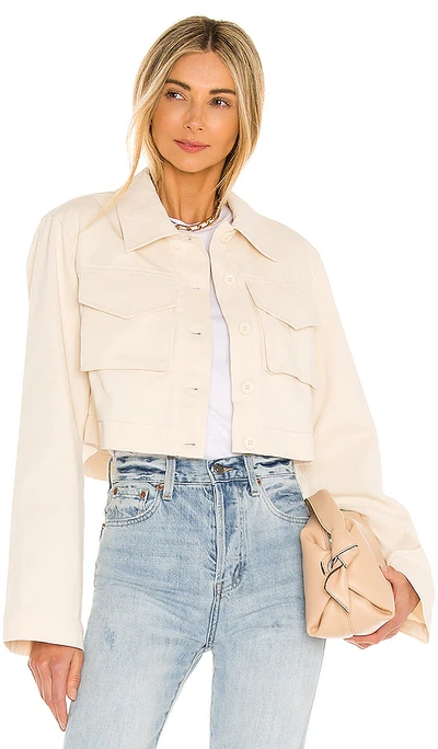 Lovers & Friends Angeles Cropped Jacket In Ivory