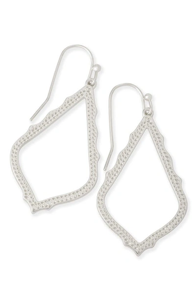 Kendra Scott Sophia Statement Earrings In Silver