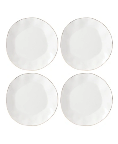 Lenox Blue Bay Dinner Plate Set/4 White