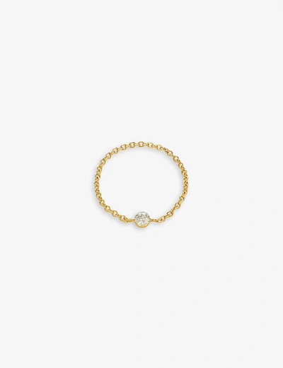The Alkemistry 18ct Yellow Gold And Diamond Chain Ring