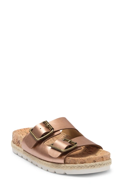 Esprit Brielle Footbed Sandals Women's Shoes In Cognac