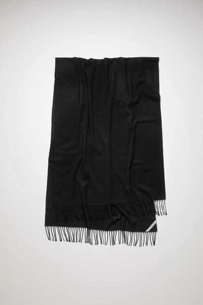 Acne Studios Canada Cash Nw Black In Oversized Cashmere Scarf