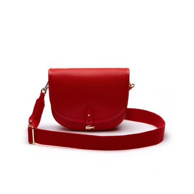 Lacoste Women Chantaco Pique Leather Shoulder Bag