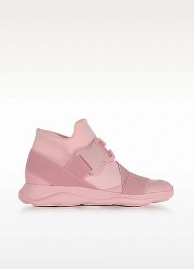 Christopher Kane Women's Neoprene High Top Sneakers In Pink