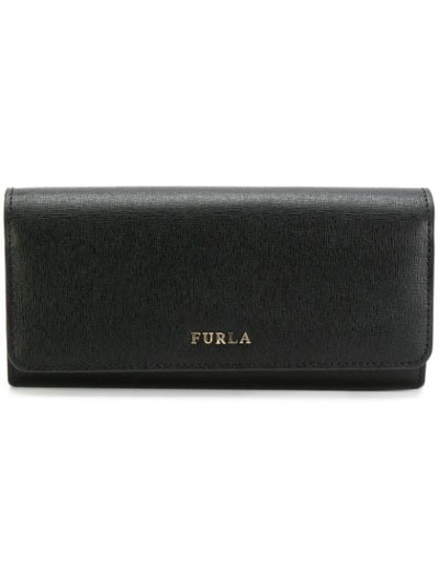 Furla Babylon Continental Wallet In Black