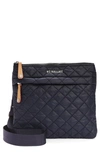 Mz Wallace Rec Metro Mini Flat Crossbody In Navy