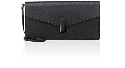 Valextra Iside Clutch In Black Lime Lining