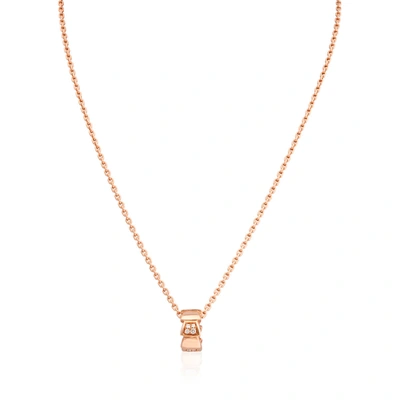 Bvlgari Rose Gold, Mother-of-pearl And Diamond Serpenti Viper Necklace In Gold Tone,pink,rose Gold Tone