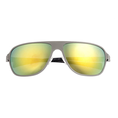 Breed Atmosphere Titanium Sunglasses In Green / Gun Metal / Gunmetal / Spring