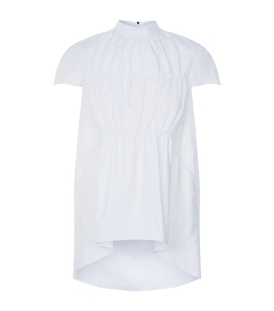 Erdem Arlesa Pin Stripe Shirt In White