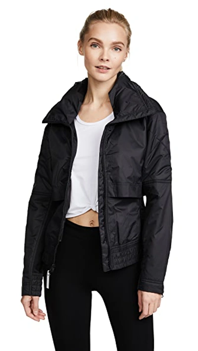 Adidas By Stella Mccartney Essential Slim Performance Jacket In Black