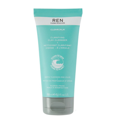 Ren - Clearcalm Clarifying Clay Cleanser (for Blemish Prone Skin) 150ml/5.1oz In N,a