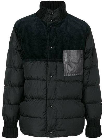Marni Quilted Jacket With Down Filling In Black