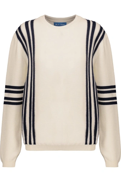 M.i.h. Jeans Frieda Striped Waffle-knit Merino Wool Sweater