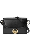 Gucci Gg Ring Shoulder Bag In Black