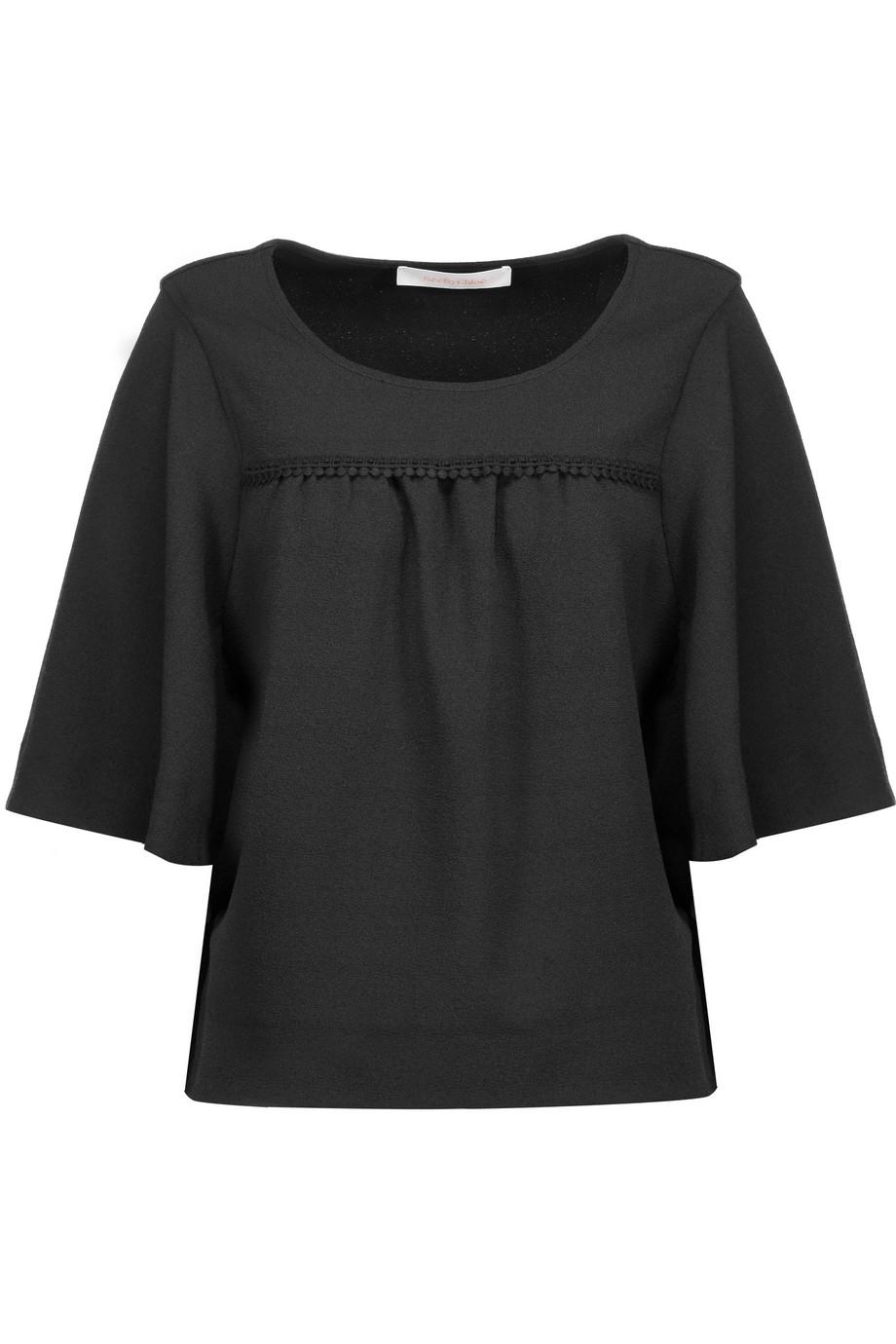 See By Chloé Crepe Top | ModeSens