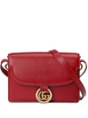 Gucci Gg Ring Shoulder Bag In Red