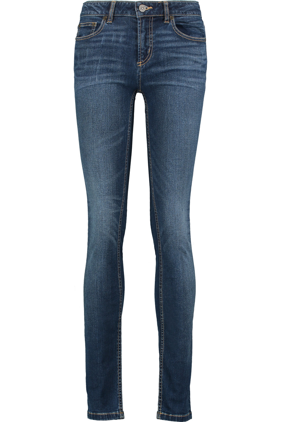 Marc By Marc Jacobs Lou Mid-rise Faded Skinny Jeans | ModeSens