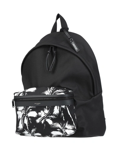 Saint Laurent Backpacks & Fanny Packs In Black