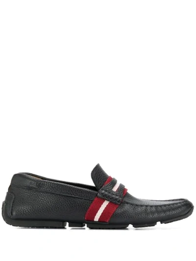 Bally Mens Pietro Leather Loafers In Black