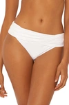 Bleu By Rod Beattie Bleu Rod Beattie Sarong Hipster Bikini Bottoms Women's Swimsuit In White