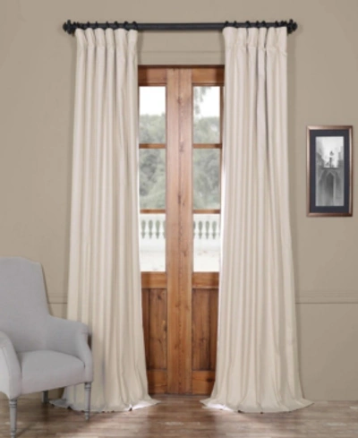 Exclusive Fabrics & Furnishings Blackout Cotton Panel, 50" X 96" In Natural